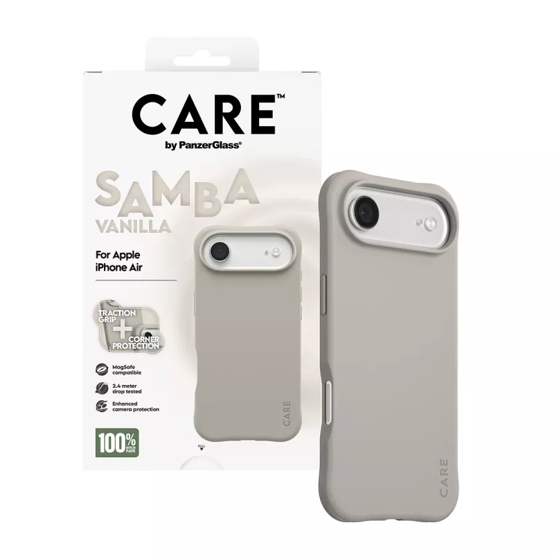Dėklas PanzerGlass CARE Fashionable Case Samba Vanilla MagSafe iPhone 17 Air