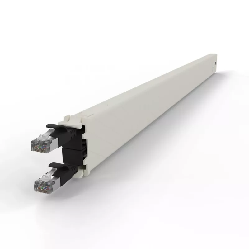 Tinklo kasetė PATCHBOX CONE30STPBK RJ-45 Cat6a 1,8 m juoda