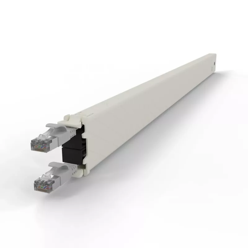 Tinklo kabelis PATCHBOX CONE30STPSL RJ-45 Cat6a 1,8 m pilkas