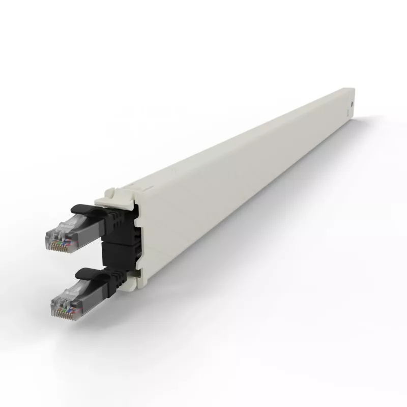 PATCHBOX patchbox.one CONE30UTPBK įtraukiama jungiamojo kabelio kasetė, 30RU, Cat6a, UTP, juoda