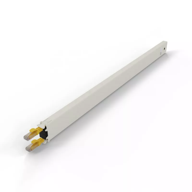 Tinklo kabelio kasetė PATCHBOX CONE30UTPYL RJ-45 Cat6a 1,8 m geltona