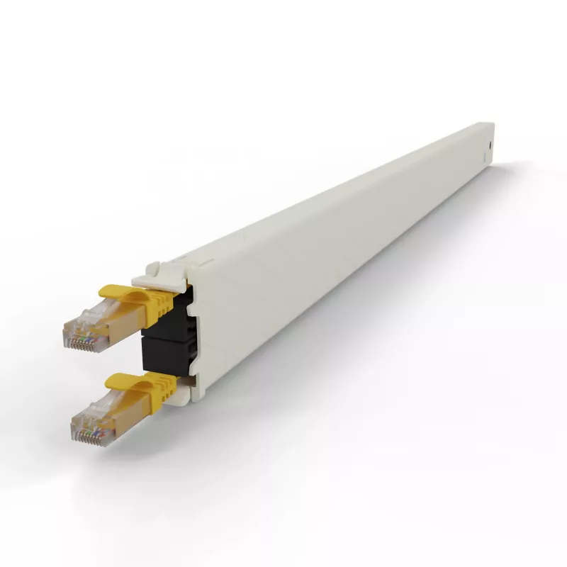 Tinklo kabelio kasetė PATCHBOX CONE30UTPYL RJ-45 Cat6a 1,8 m geltona
