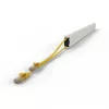 Tinklo laidas PATCHBOX CONE46UTPYL RJ-45 Cat6a 2,5 m geltonas