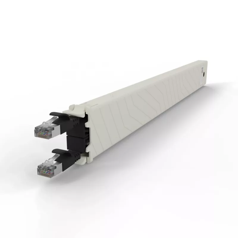 Tinklo kabelio kasetė PATCHBOX CONEX8STPBK RJ-45 Cat6a 0,8 m Juoda