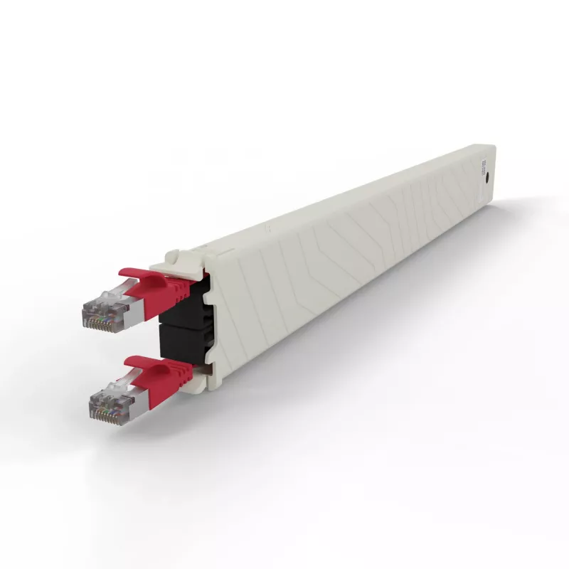 Tinklo kabelis PATCHBOX CONEX8STPRD RJ-45 Cat6a 0,8 m raudonas