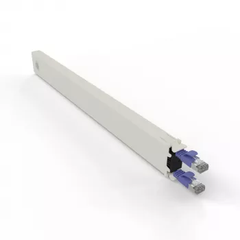 PATCHBOX CONEX8STPVI tinklo kabelis, violetinis, 0,8 m, Cat6a U/FTP STP