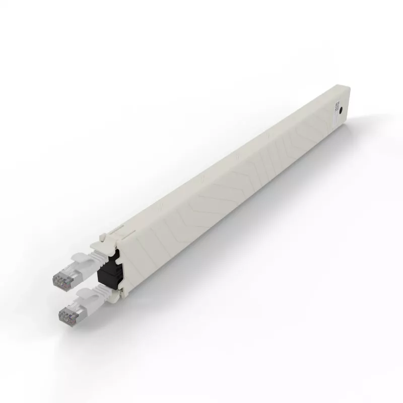 Tinklo kabelio kasetė PATCHBOX CONEX8STPWH RJ-45 Cat6a 0,8 m balta
