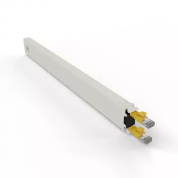 Tinklo kabelis PATCHBOX CONEX8STPYL RJ-45 Cat6a 0,8 m geltonas