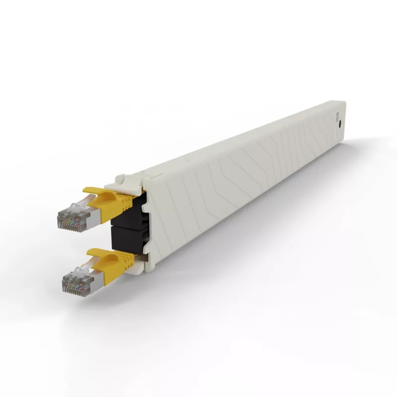Tinklo kabelis PATCHBOX CONEX8STPYL RJ-45 Cat6a 0,8 m geltonas