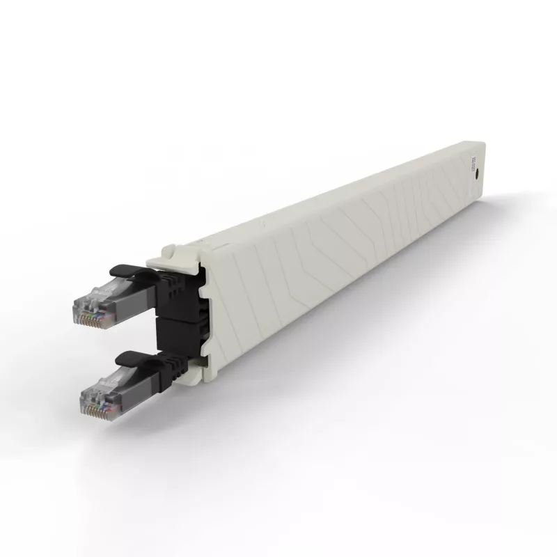 PATCHBOX patchbox.one CONEX8UTPBK ištraukiama komutacinio kabelio kasetė, 8RU, Cat6a, UTP, juoda