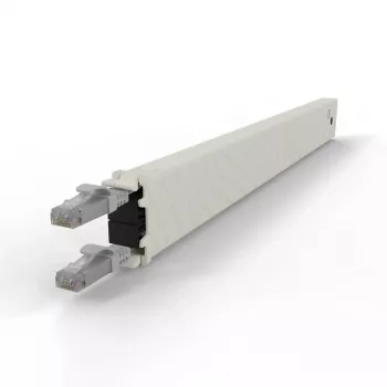 PATCHBOX .one Kasetė 8RU UTP Pilka 0,8m Cat6a