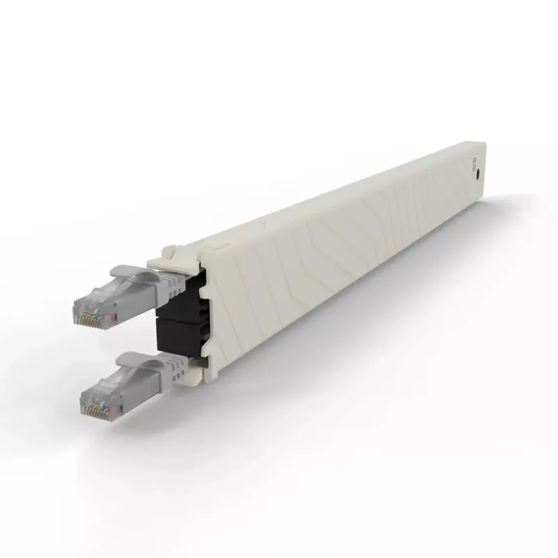 PATCHBOX .one Kasetė 8RU UTP Pilka 0,8m Cat6a