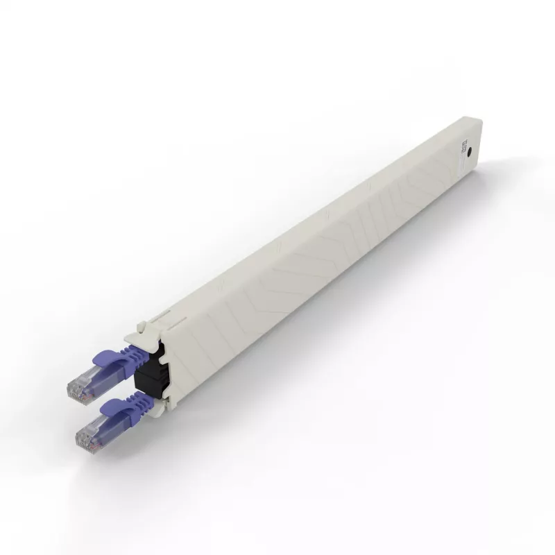 PATCHBOX .one CONEX8UTPVI 8RU Cat6a UTP ištraukiama varinė kasetė, violetinė