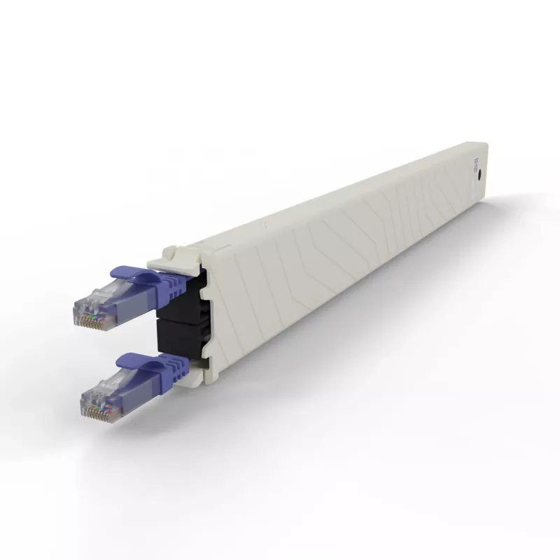 PATCHBOX .one CONEX8UTPVI 8RU Cat6a UTP ištraukiama varinė kasetė, violetinė