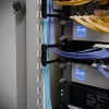 Kabelių valdymo plokštė PATCHBOX Patchcatch Solo 24 vnt. juoda raudona