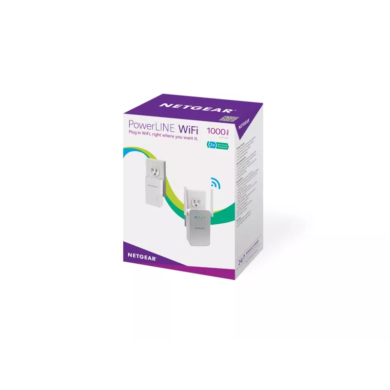 NETGEAR PLW1000 1000 Mbit/s Ethernet LAN Wi-Fi baltas