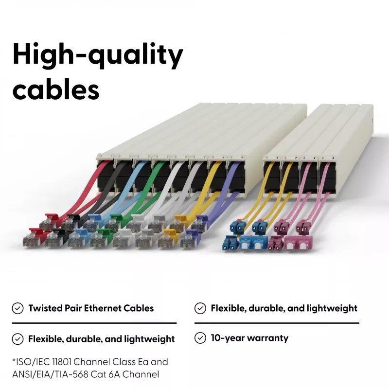 Tinklo kabelis PATCHBOX PONEX8STPVI RJ-45 Cat6a 0,8 m Violetinis