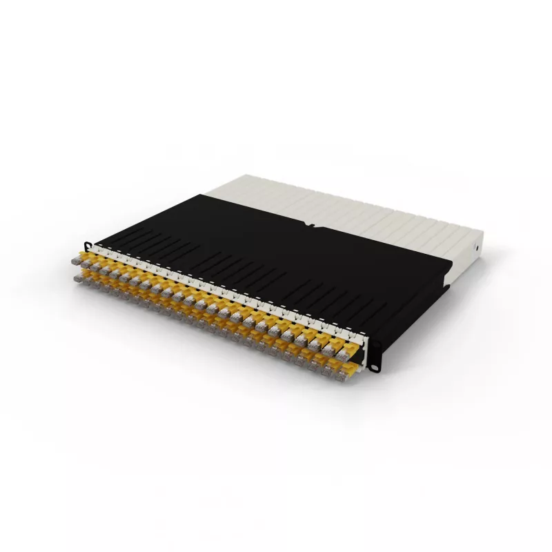 Tinklo kabelis PATCHBOX PONEX8STPYL 0,8 m Cat.6a U/FTP geltonas