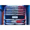 PATCHBOX PBCX8K kabelių laikiklis stovo kabeliams laikyti, juodas, 4 vnt.