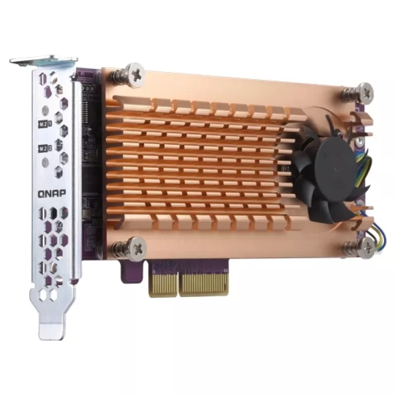 QNAP QM2-2S-220A vidinė PCIe sąsajos plokštė M.2 SSD diskams