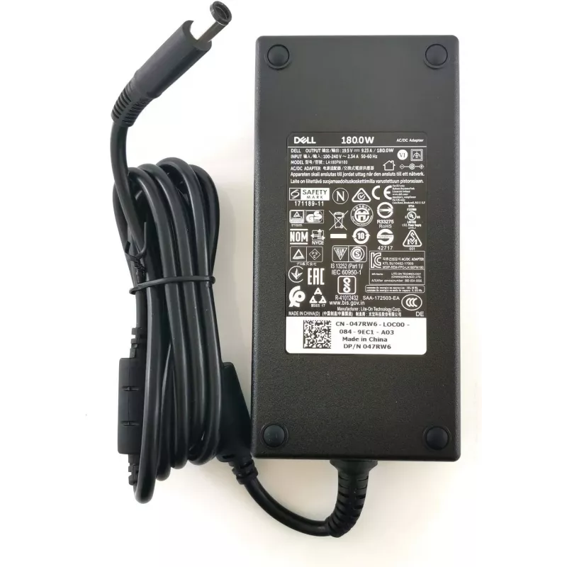 DELL 180W kintamosios srovės maitinimo adapteris / keitiklis Vidaus Black