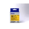 Epson kasetė etiketėms Strong Adhesive LK-5YBW juoda/geltona 18mm (9m)