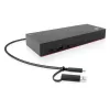Lenovo 40AF0135UK dokavimo stotelė / USB 3.2 Gen 1 Type-C, juoda