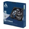 ARCTIC P12 Silent – slėgiui optimizuotas tyliausias 120 mm ventiliatorius
