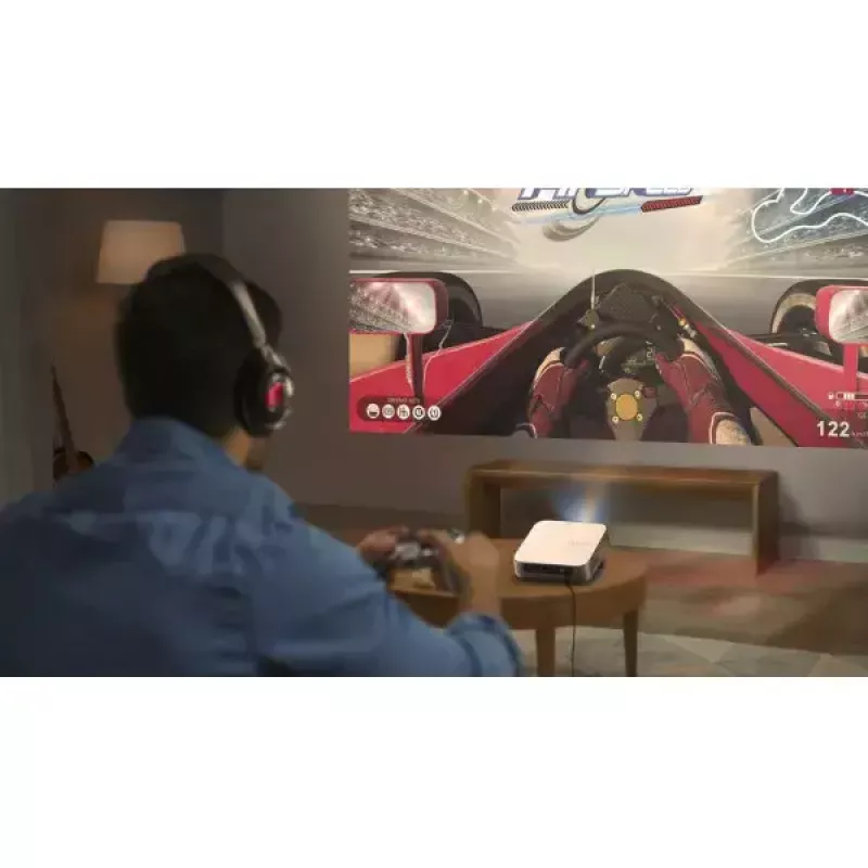 Projektorius Viewsonic PX701-4K, standartinis, 3200 ANSI liumenų, DMD, UHD 4K (3840x2160), baltas