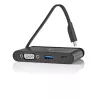 Nedis TCARF220BK USB-C dokas USB 3.2 Gen 1 juodas