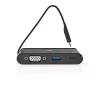 Nedis TCARF220BK USB-C dokas USB 3.2 Gen 1 juodas