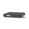 Nedis TCARF220BK USB-C dokas USB 3.2 Gen 1 juodas