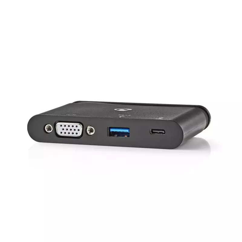 Nedis TCARF220BK USB-C dokas USB 3.2 Gen 1 juodas