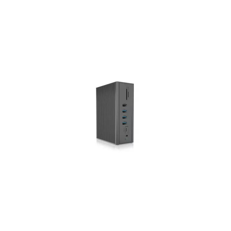 ICY BOX IB-DK2262AC Laidinis USB 3.2 Gen 1 (3.1 Gen 1) Type-C dokas, antracitas