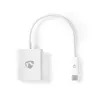 Nedis CCGB64651WT02 USB-C į HDMI adapteris USB 3.2 Gen1, 0,20 m, nikeliuotas, PVC, baltas
