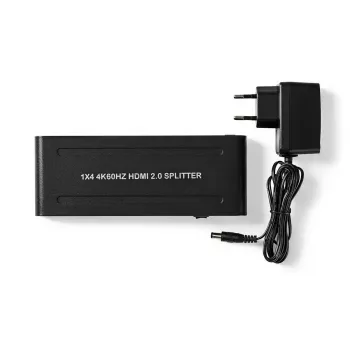 HDMI skirstytuvas Nedis VSPL3474AT 4x HDMI 4K@60Hz