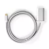 Nedis CCTB64680AL20 vaizdo kabelio adapteris 2 m HDMI A tipo USB C sidabrinis