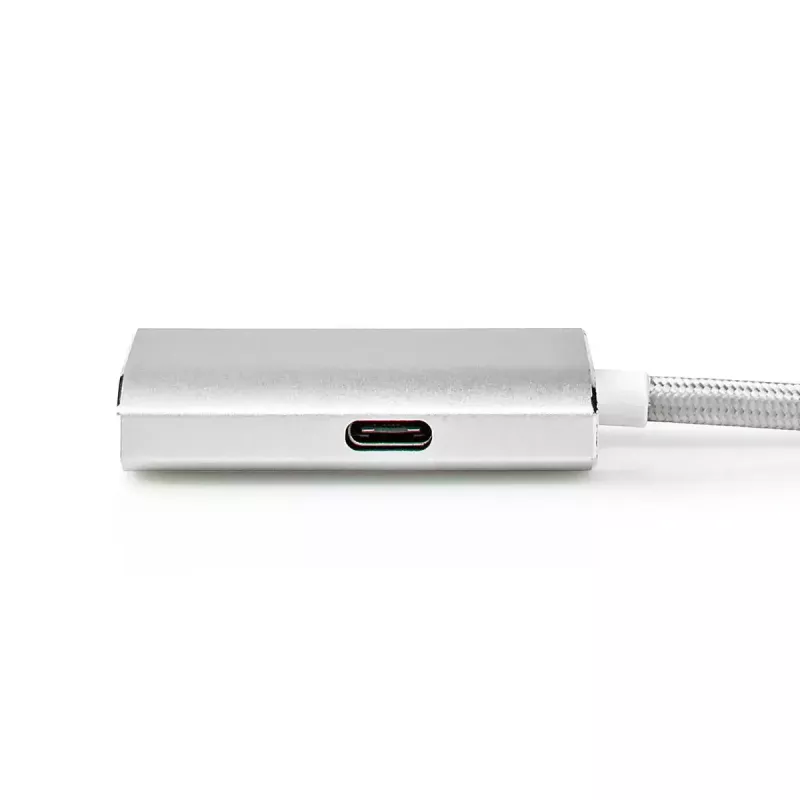 Nedis CCTB64680AL20 vaizdo kabelio adapteris 2 m HDMI A tipo USB C sidabrinis