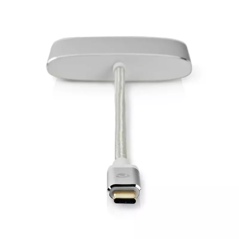 Dokavimo stotelė nešiojamam kompiuteriui Nedis CCTB64760AL02, aliuminis, 0,2 m laidas, 5 Mbit/s