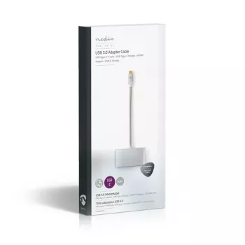 Dokavimo stotelė nešiojamam kompiuteriui Nedis CCTB64765AL02 Sidabrinė 5 Gbit/s