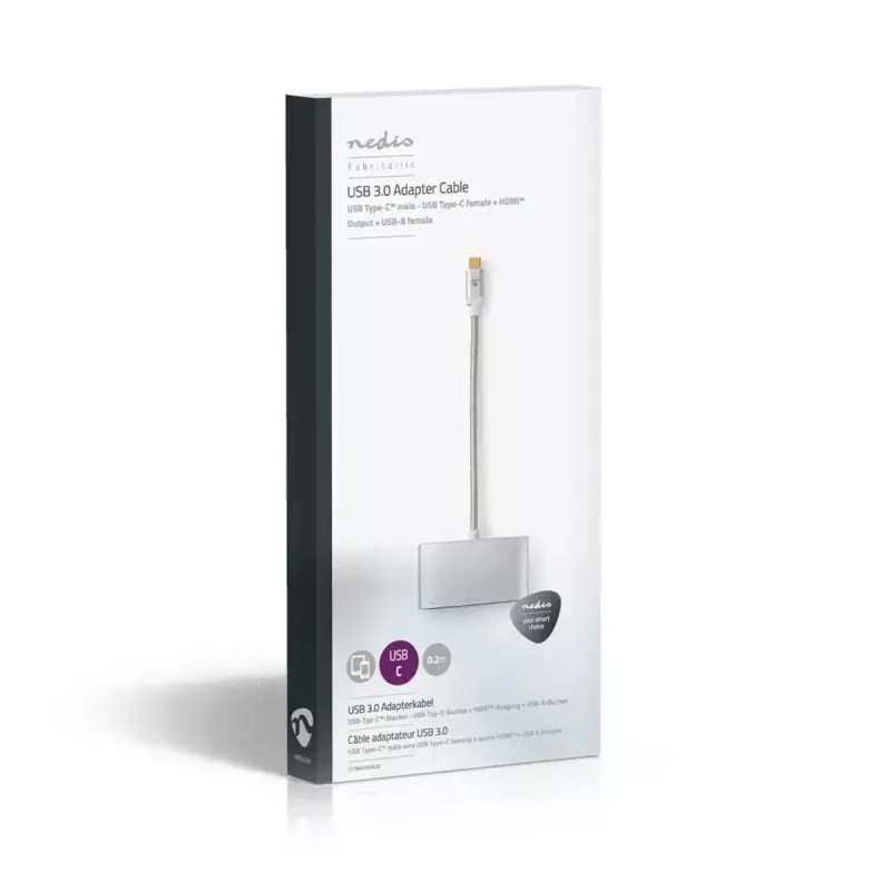 Dokavimo stotelė nešiojamam kompiuteriui Nedis CCTB64765AL02 Sidabrinė 5 Gbit/s