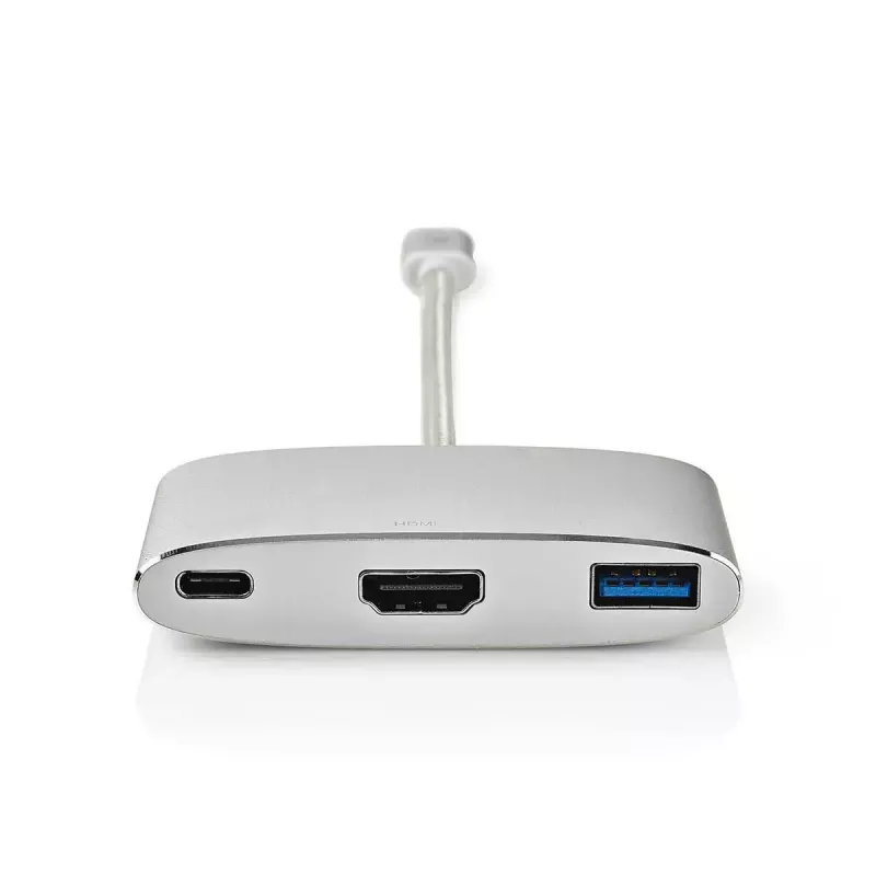 Dokavimo stotelė nešiojamam kompiuteriui Nedis CCTB64765AL02 Sidabrinė 5 Gbit/s