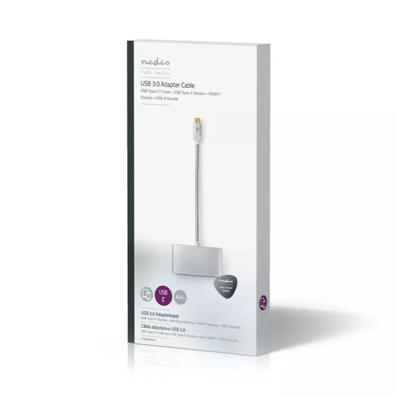 Dokavimo stotelė nešiojamam kompiuteriui Nedis CCTB64765AL02 Sidabrinė 5 Gbit/s