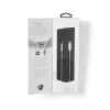 Garso laidas Nedis CCTB65940AL10 1 m USB C – 3,5 mm aliuminis