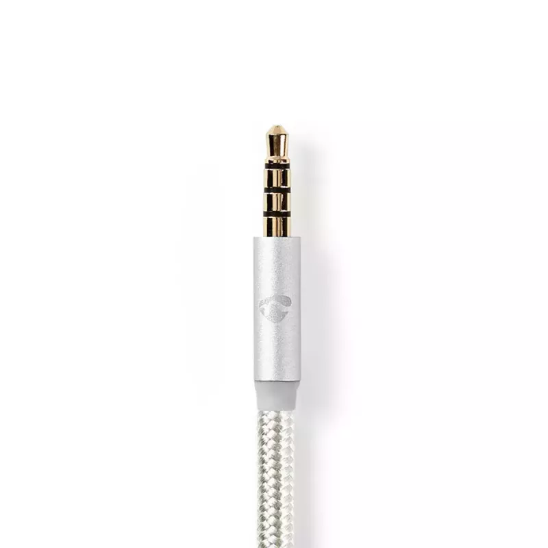 Garso laidas Nedis CCTB65940AL10 1 m USB C – 3,5 mm aliuminis