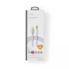 Garso laidas Nedis CCTB65940AL10 1 m USB C – 3,5 mm aliuminis