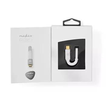 Garso adapteris Nedis CCTB65950AL008 3,5mm lizdas – USB kištukas 0,08 m aliuminis