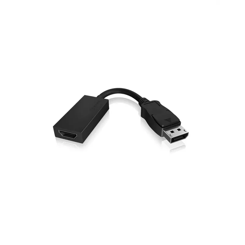 ICY BOX IB-AC508a DisplayPort HDMI adapteris juodas
