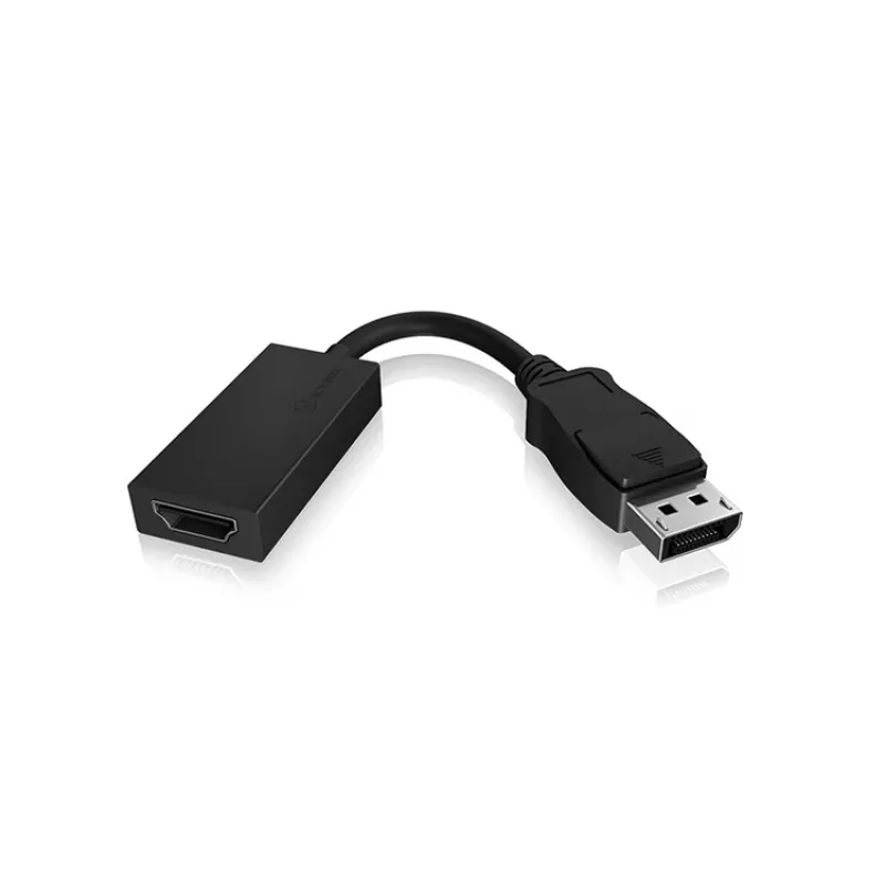ICY BOX IB-AC508a DisplayPort HDMI adapteris juodas