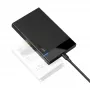 Ugreen 50743 išorinis kietojo disko dėklas HDD 2.5 colio juodas